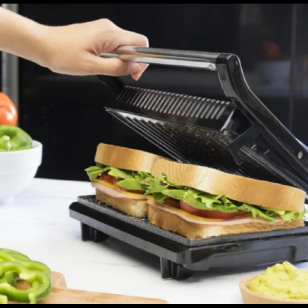 Kонтакт грил Cecotec Rock'n grill 750 Full Open