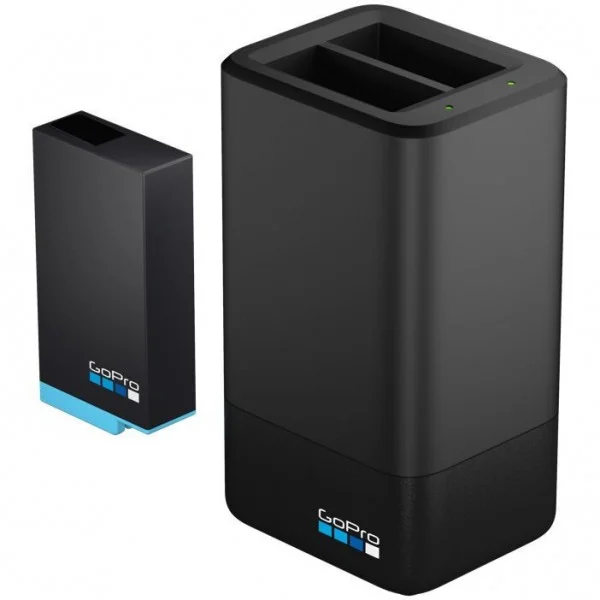 GoPro Dual Battery Charger + Battery (HERO7 Black/ HERO6 Black /HERO5 Black /HERO 2018) Двойно зарядно устройство + батерия