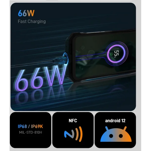 Doogee V30T Dual Sim 5G 256GB 12GB  Смартфон