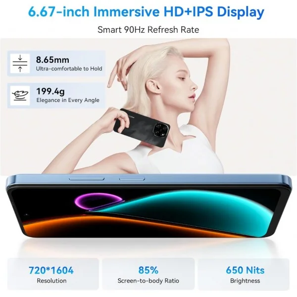 Blackview Color 6 Dual SIM 128GB 8GB Смартфон