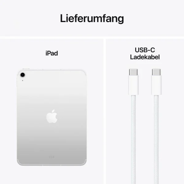 Apple iPad 10,9, (2025) 11th Gen, 128GB, бял