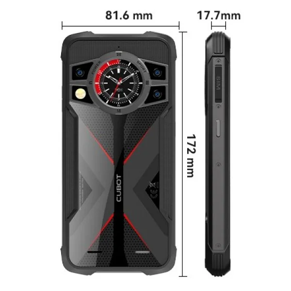 Cubot King Kong 9 Dual SIM 256GB 12GB Смартфон, черен