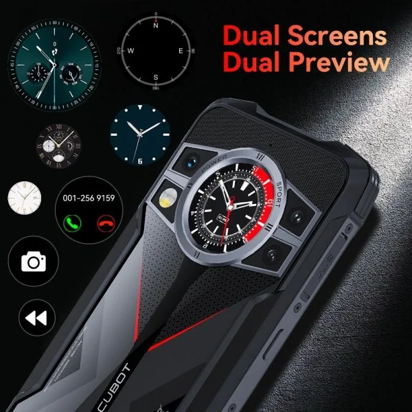 Cubot King Kong 9 Dual SIM 256GB 12GB Смартфон, черен
