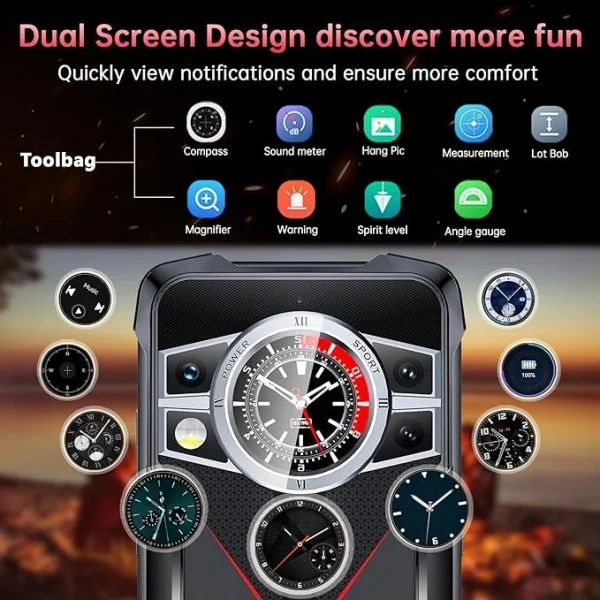 Cubot King Kong 9 Dual SIM 256GB 12GB Смартфон, черен
