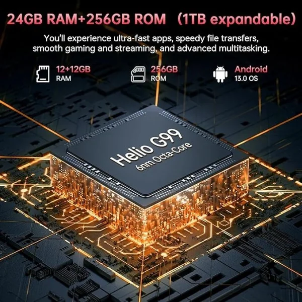 Cubot King Kong 9 Dual SIM 256GB 12GB Смартфон, черен