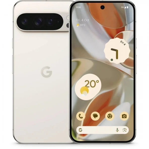 Google Pixel 9 Pro Dual Sim 128GB 16GB Смартфон, бял