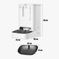 Petkit YUMSHARE Dual-Hopper Автоматична хранилка за животни с камера, бяла