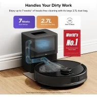 Roborock Q10 VF+ Прахосмукачка робот,черен