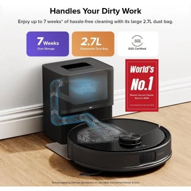 Roborock Q10 VF+ Прахосмукачка робот,черен