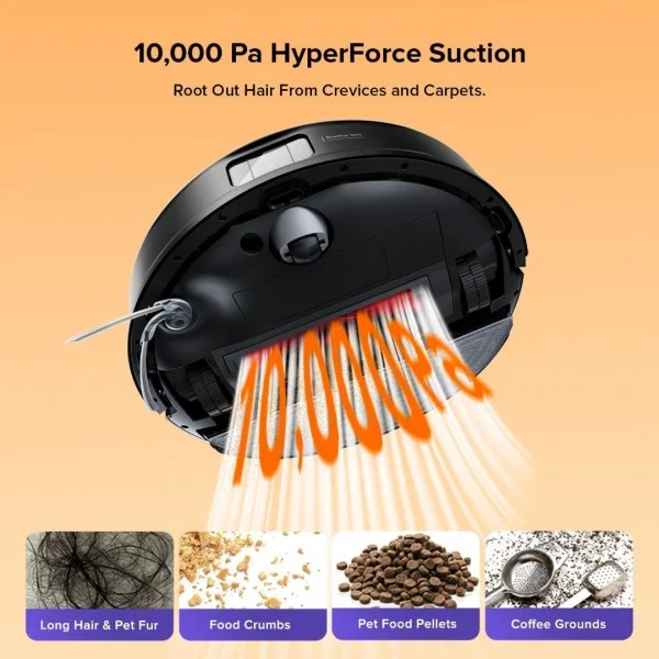 Roborock Q10 VF+ Прахосмукачка робот,черен