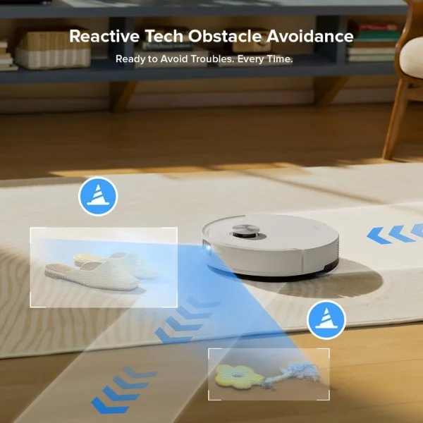 Roborock Q10 VF+ Прахосмукачка робот,бял