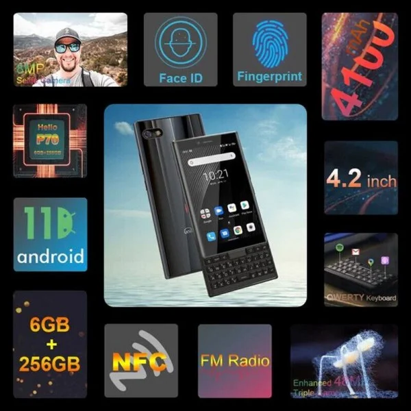 Unihertz Titan Slim Dual Sim 256GB 6GB Смартфон
