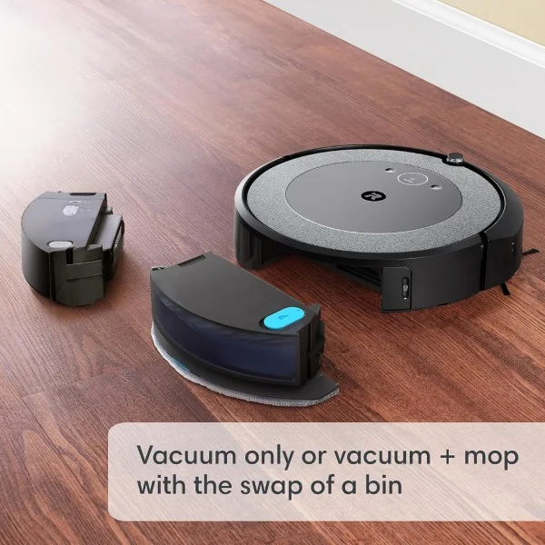  Roomba Combo® i5 Plus Woven Neutral Прахосмукачка робот, сив