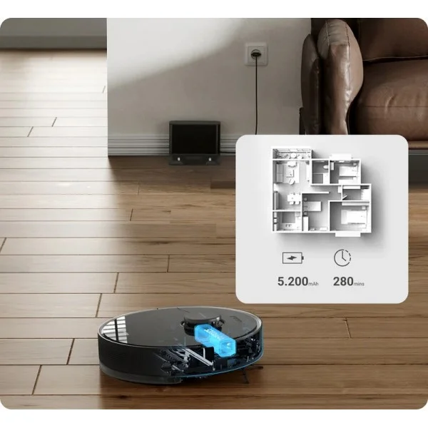 Dreame Bot D10s Plus Прахосмукачка робот, черен