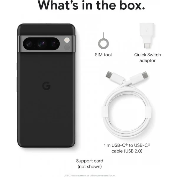 Google Pixel 8 Pro Dual Sim 128GB 12GB Смартфон, черен