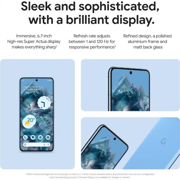 Google Pixel 8 Pro Dual Sim 128GB 12GB Смартфон, черен