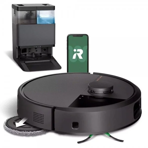 Roomba Plus 505 Combo + AutoWash Dock Прахосмукачка робот, черна