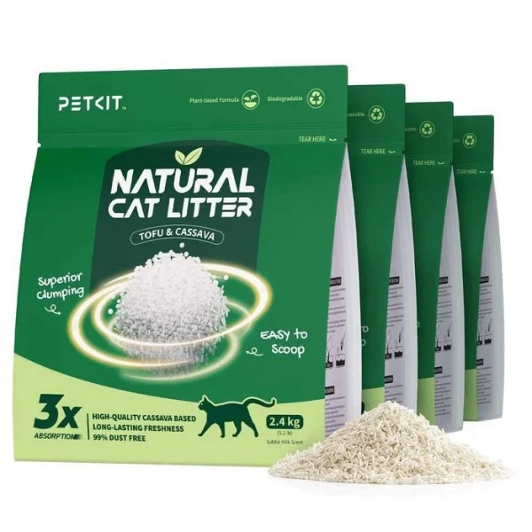 Petkit натурална котешка постелка - 4бр.