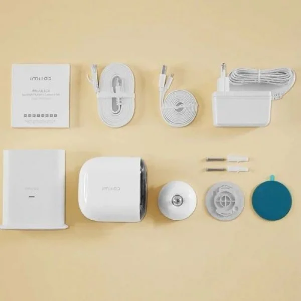 Xiaomi IMILAB EC4 Безжична външна охранителна камера + Smart Hub, бяла