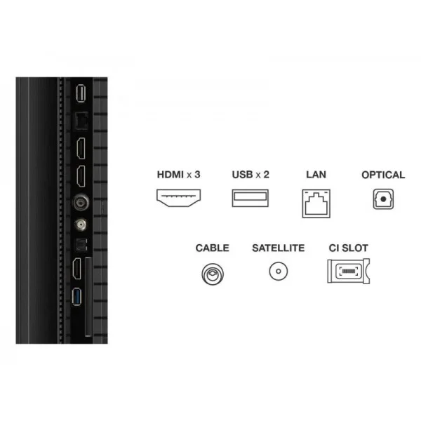 TCL P7K QLED 75" Смарт телевизор