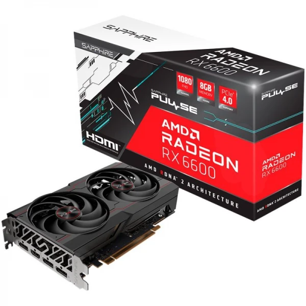 Sapphire 8GB RX 6600 PULSE GAMING  Видео Карта
