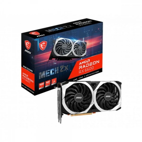 MSI RADEON RX 6600 MECH 2X 8GB Видео Карта