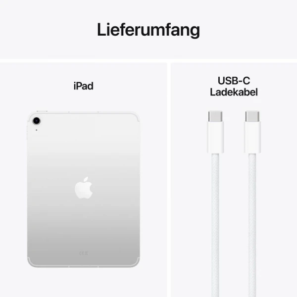 Apple iPad 10,9, (2025) 11th Gen, 128GB, бял