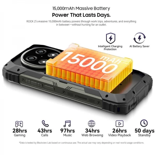 Blackview Rock 2 Dual SIM 256GB 12GB Смартфон