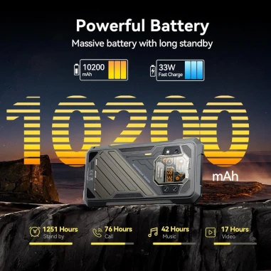 Cubot King Kong X Dual Sim 256GB 16GB Смартфон