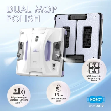 Hobot S6 Pro Робот за почистване на прозорци  / Разопакован тестван продукт