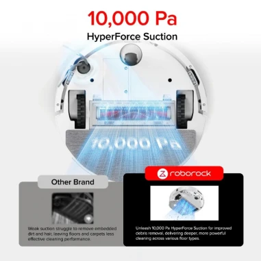 Roborock Q10 PF+ Прахосмукачка робот,бял
