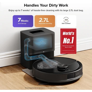 Roborock Q10 VF+ Прахосмукачка робот,черен