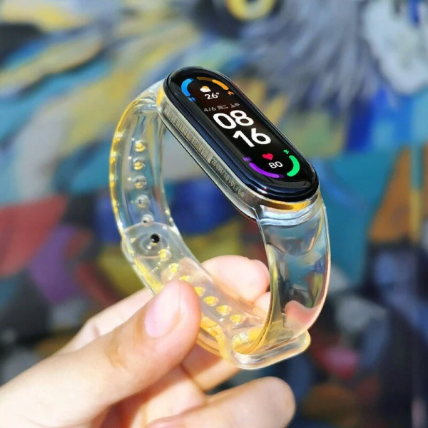 ПРОМЕНЯЩА СИ ЦВЕТА СИЛИКОНОВА КАИШКА  ЗА XIAOMI SMART BAND 6 / BAND 7