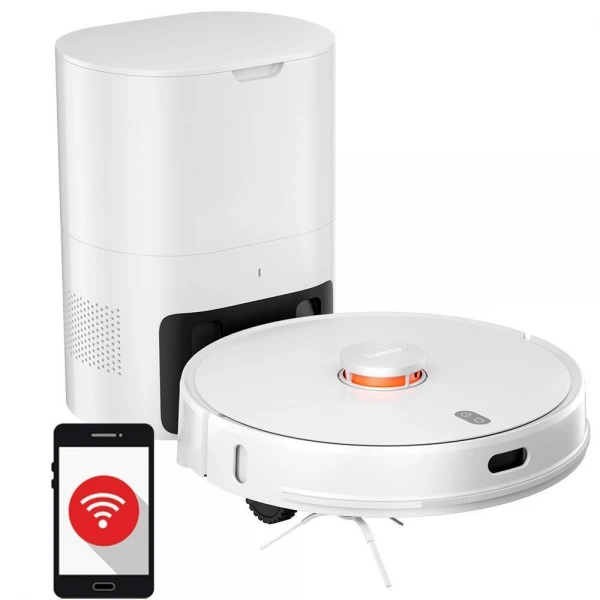 Xiaomi LYDSTO R1 Pro  Прахосмукачка робот с автоматичен контейнер за отпадъци (бял)