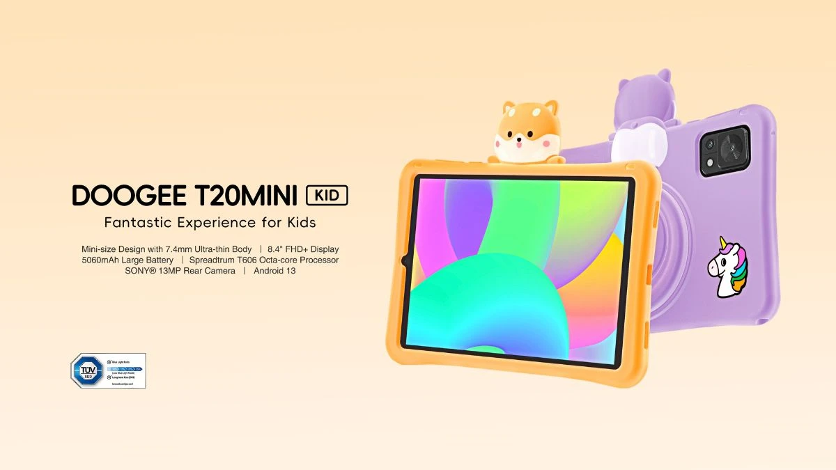 Doogee T20 Mini Kid Dual Sim 128GB 4GB RAM Таблет - Mobisector.com