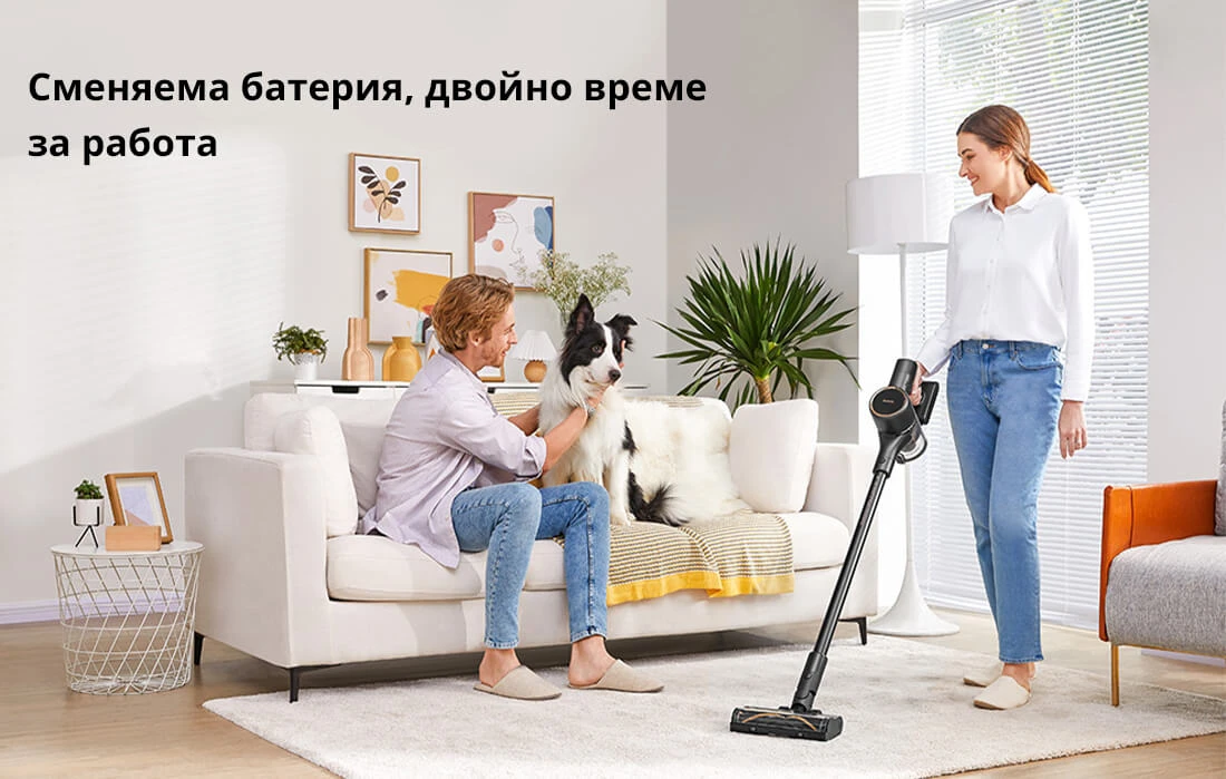 Сменяема батерия за двойно време за работа Сменяема батерия за двойно време за работа